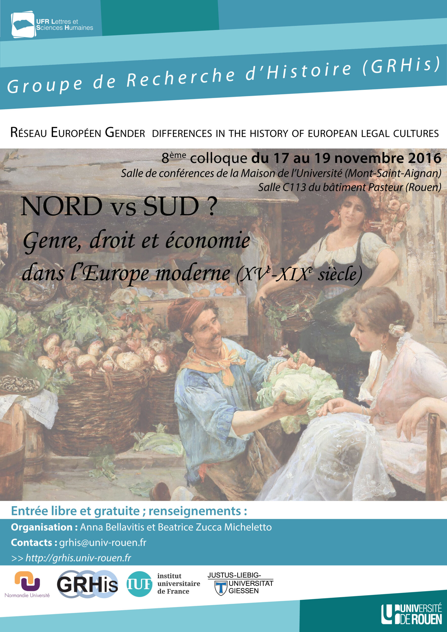 Nord vs Sud ?  Genre, droit et économie dans l’Europe moderne (XVe-XIXe siècle)