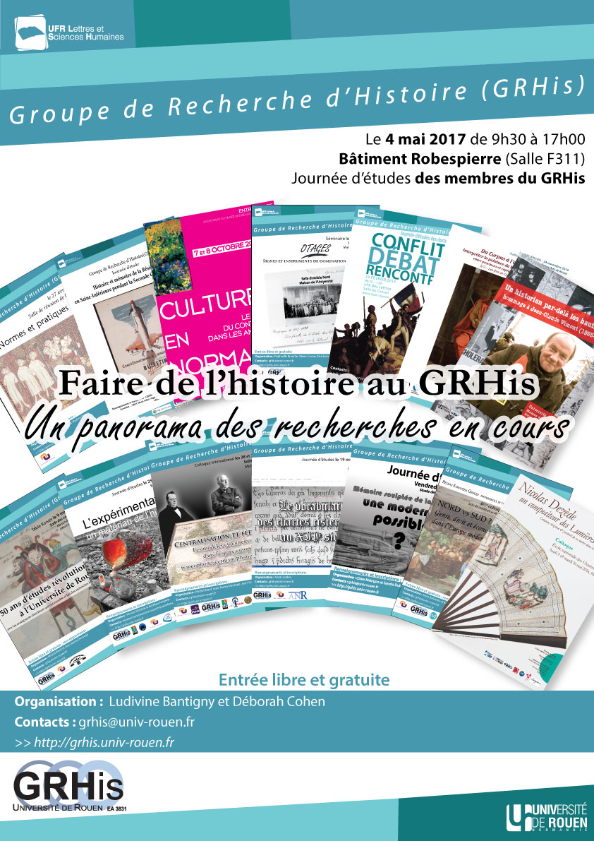 Faire de l’histoire au GRHis : Un panorama des recherches en cours