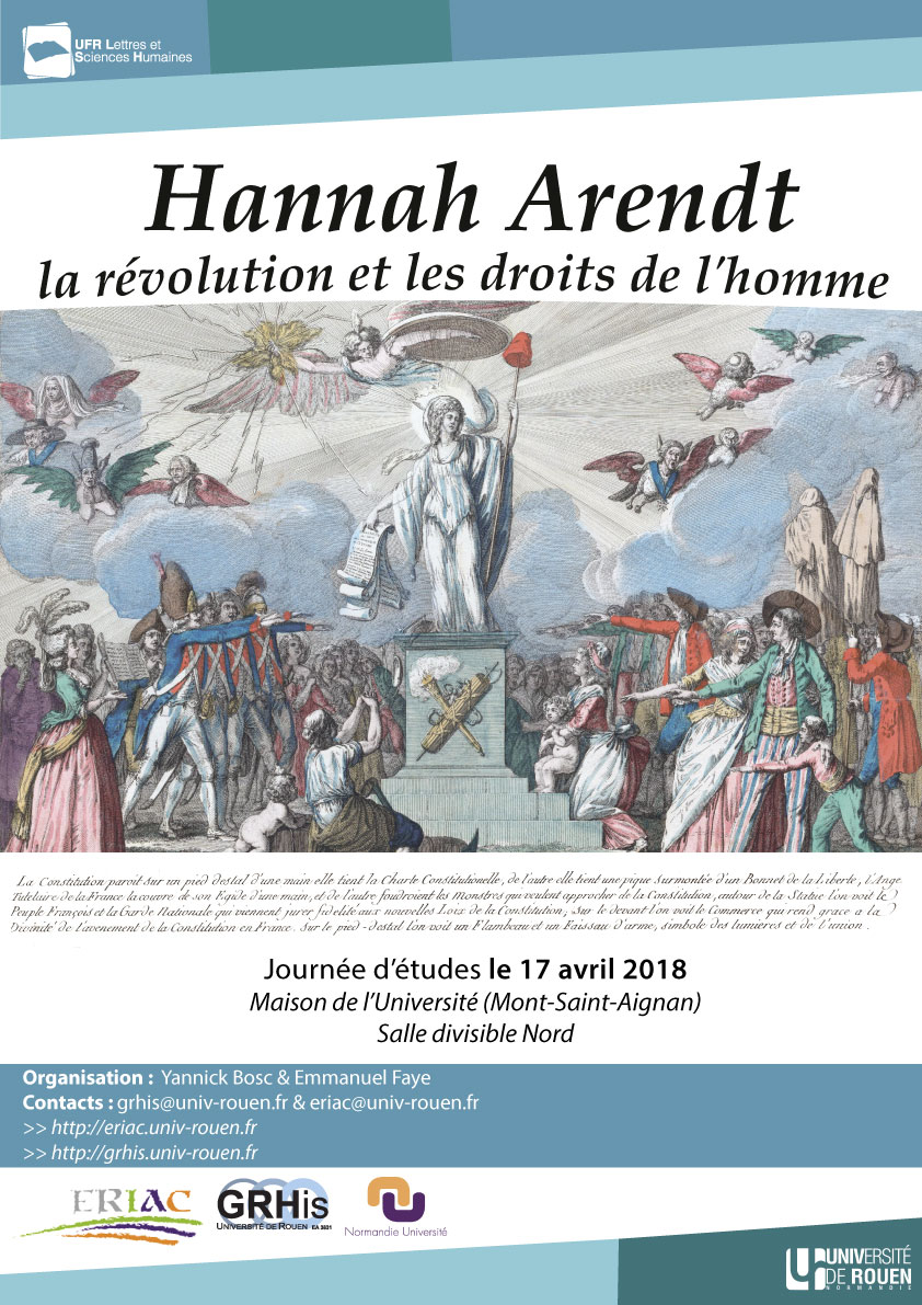 Hannah Arendt, la révolution et les droits de l’homme