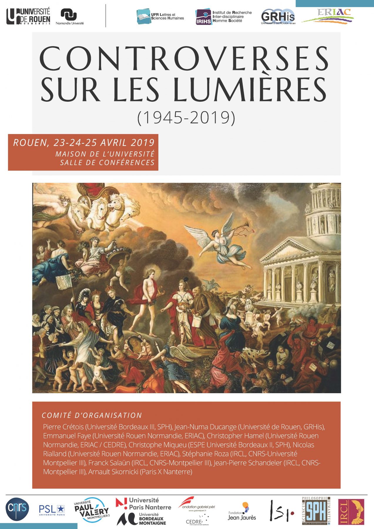 Controverses sur les Lumières (1945-2019)