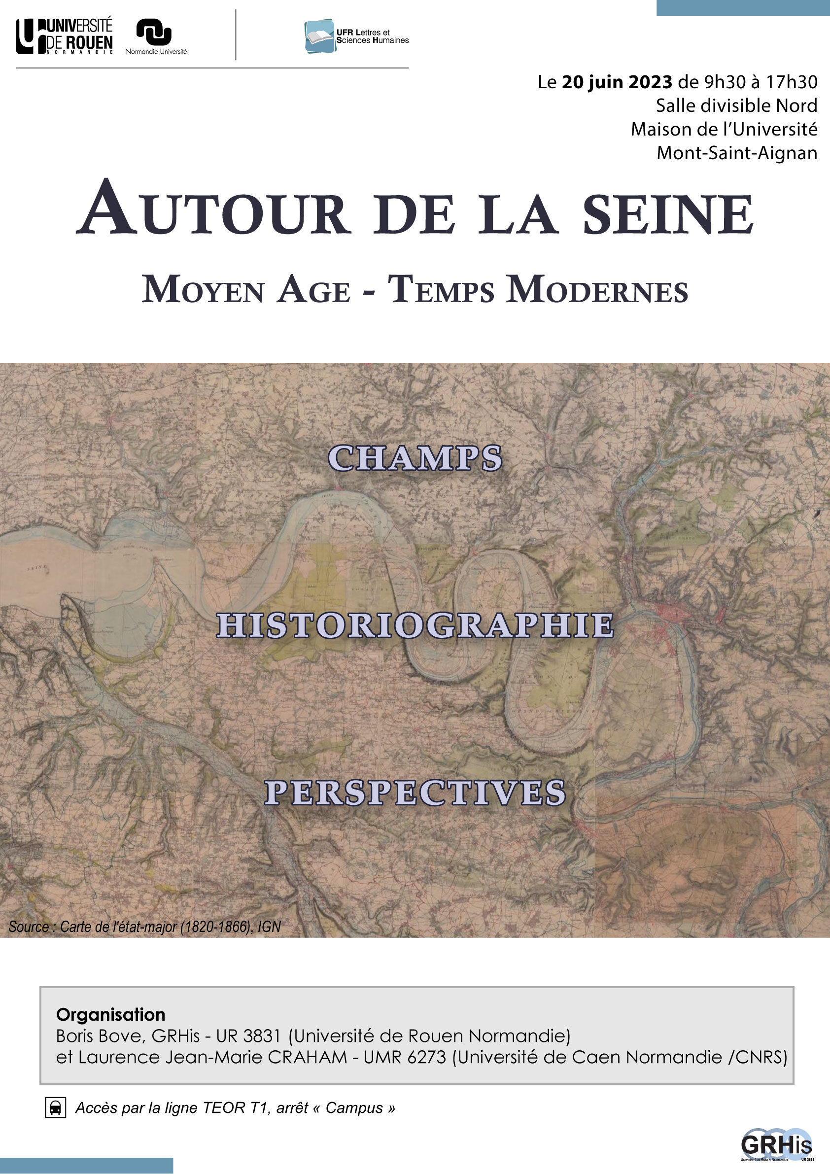 Autour de la Seine (Moyen Age – Temps Modernes) : champs, historiographie, perspectives