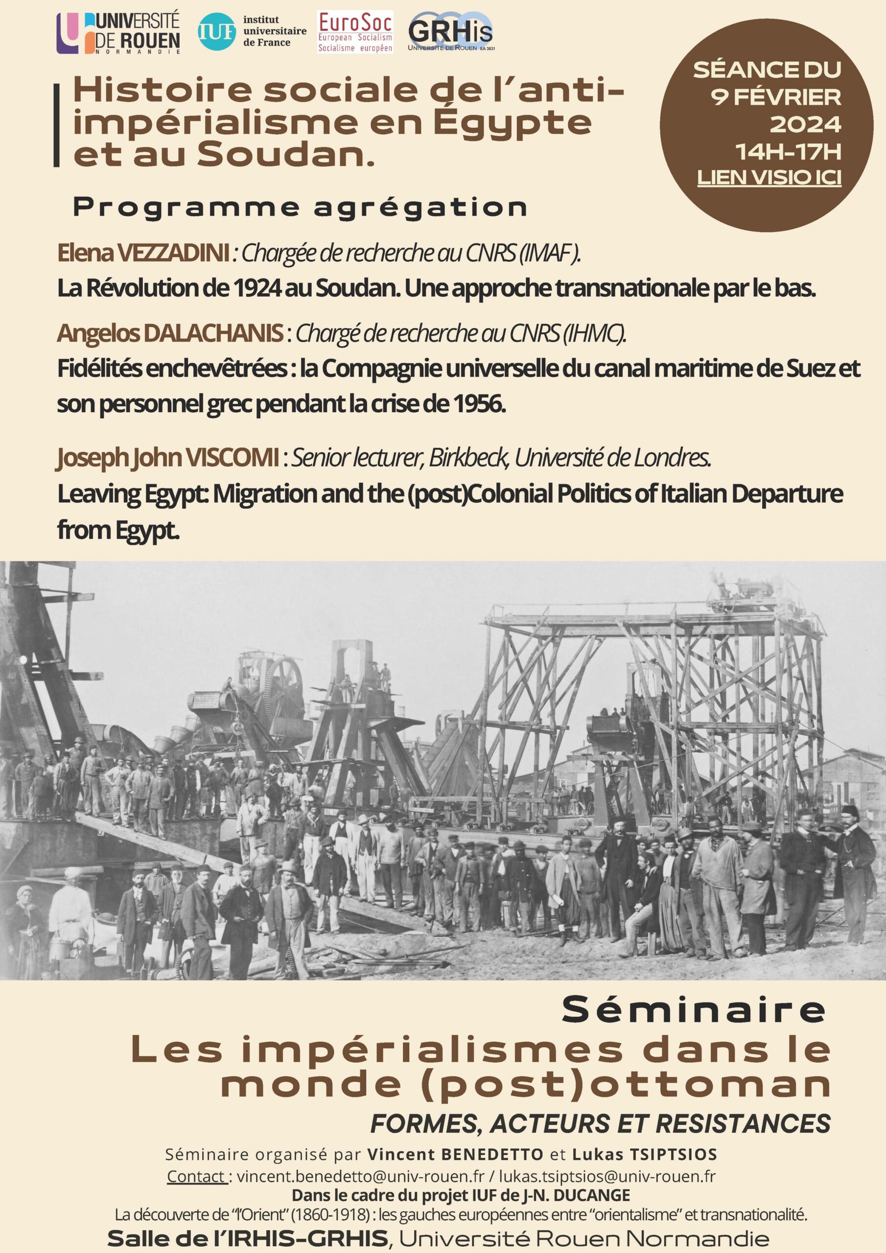 Séminaire Impérialismes dans le monde (post) ottoman : formes, acteurs et résistances