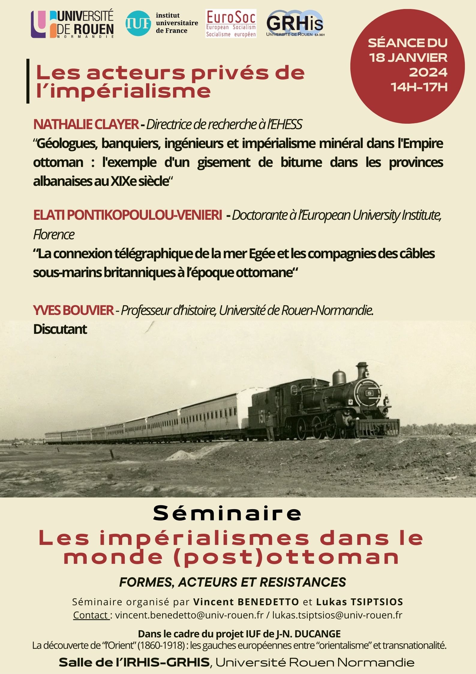 Séminaire – Les acteurs privés de l’impérialisme