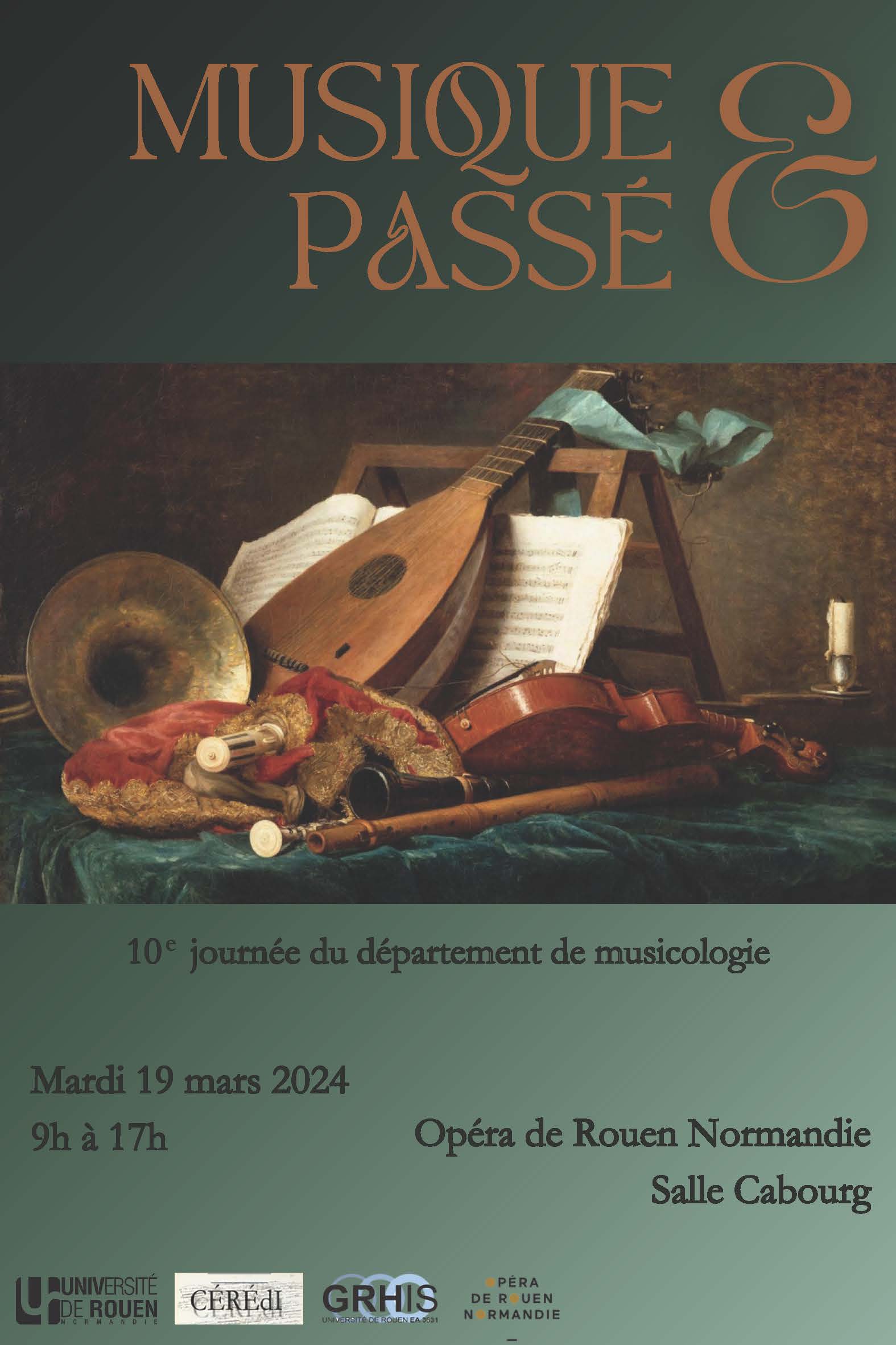 10e journée du département de musicologie : Musique & Passé