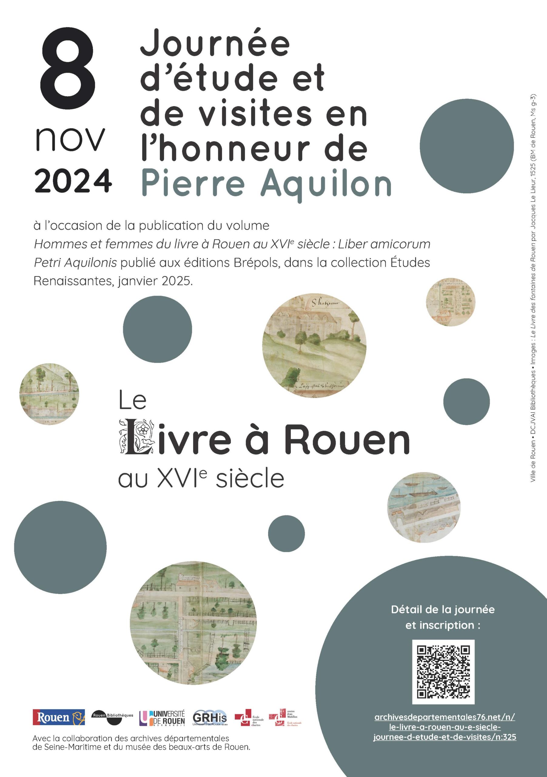 Le livre à Rouen au 16e siècle : journée d’étude et de visites