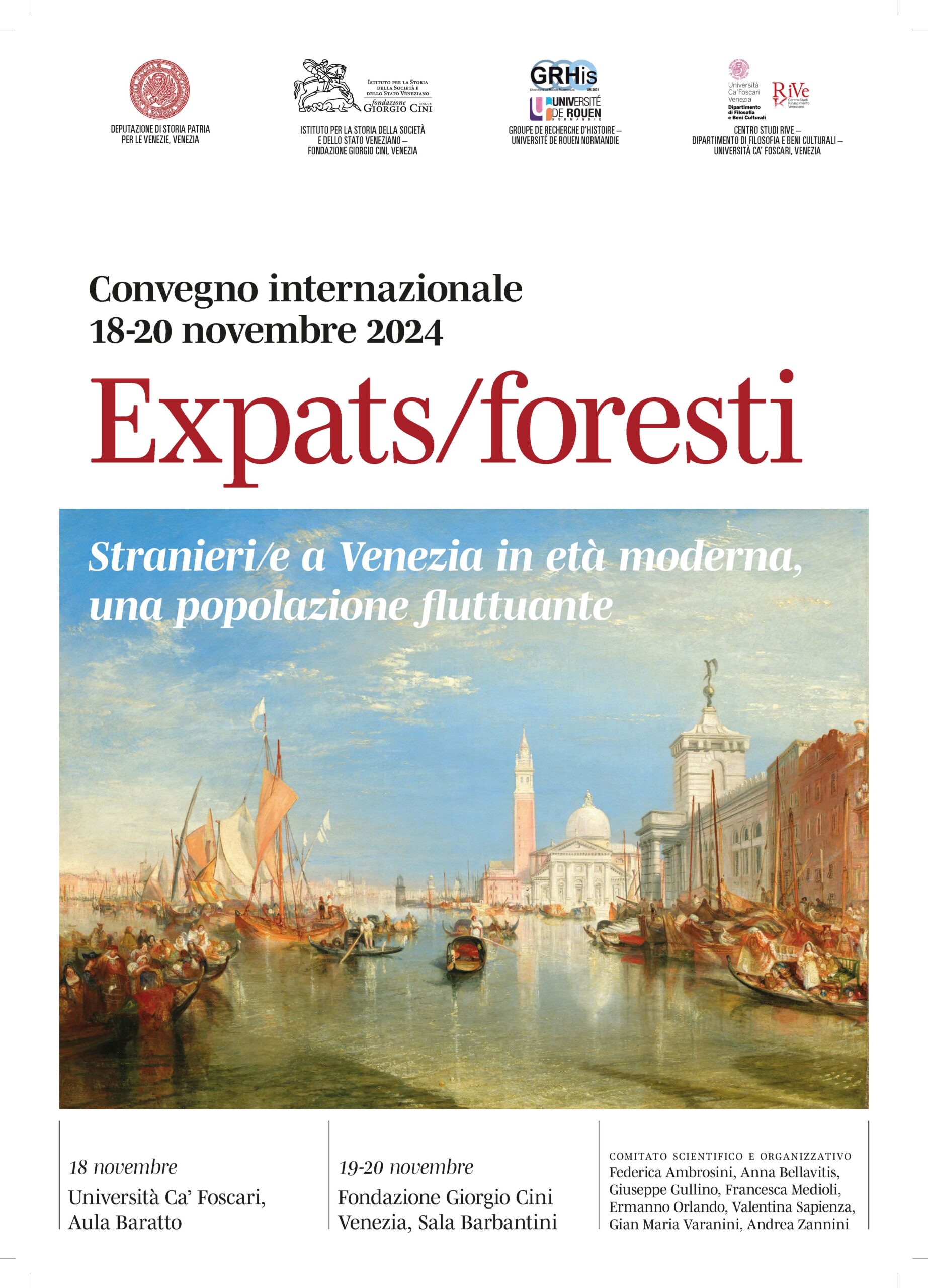 Expats/foresti. Stranieri/e a Venezia in età moderna, una popolazione fluttuante