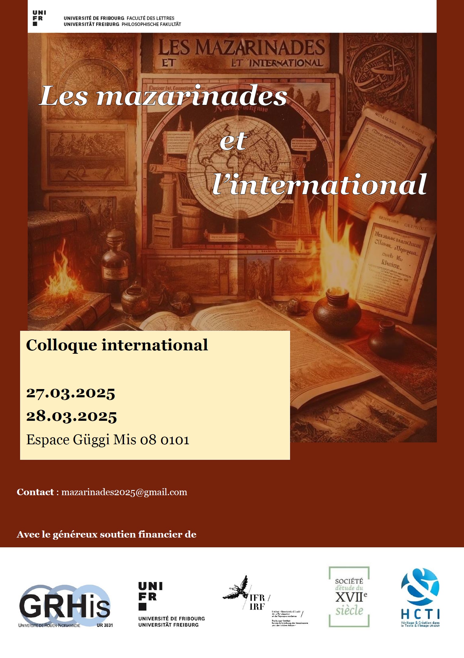 Les mazarinades et l’international