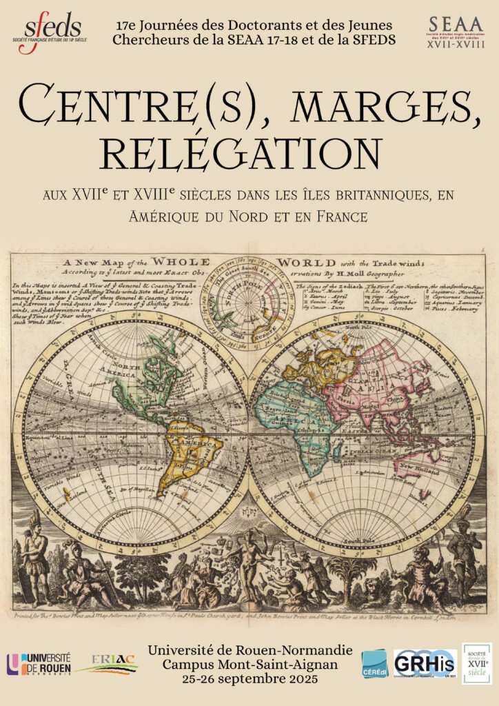 Centre(s), marges, relégation aux XVIIe et XVIIIe siècles dans les îles britanniques, en Amérique du Nord et en France