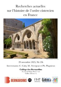 Recherches actuelles sur l’histoire de l’ordre cistercien en France