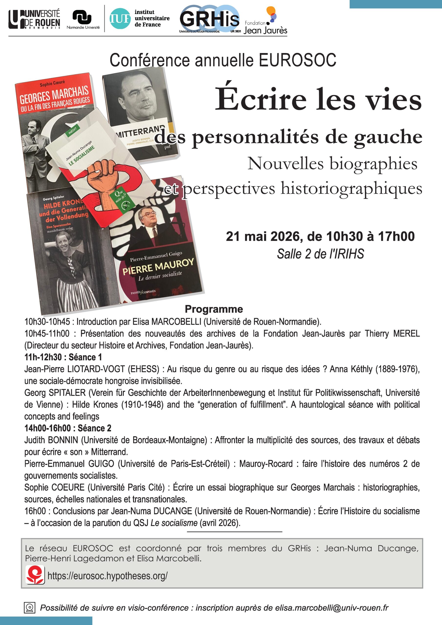 Écrire les vies des personnalités de gauche : Nouvelles biographies et perspectives historiographiques
