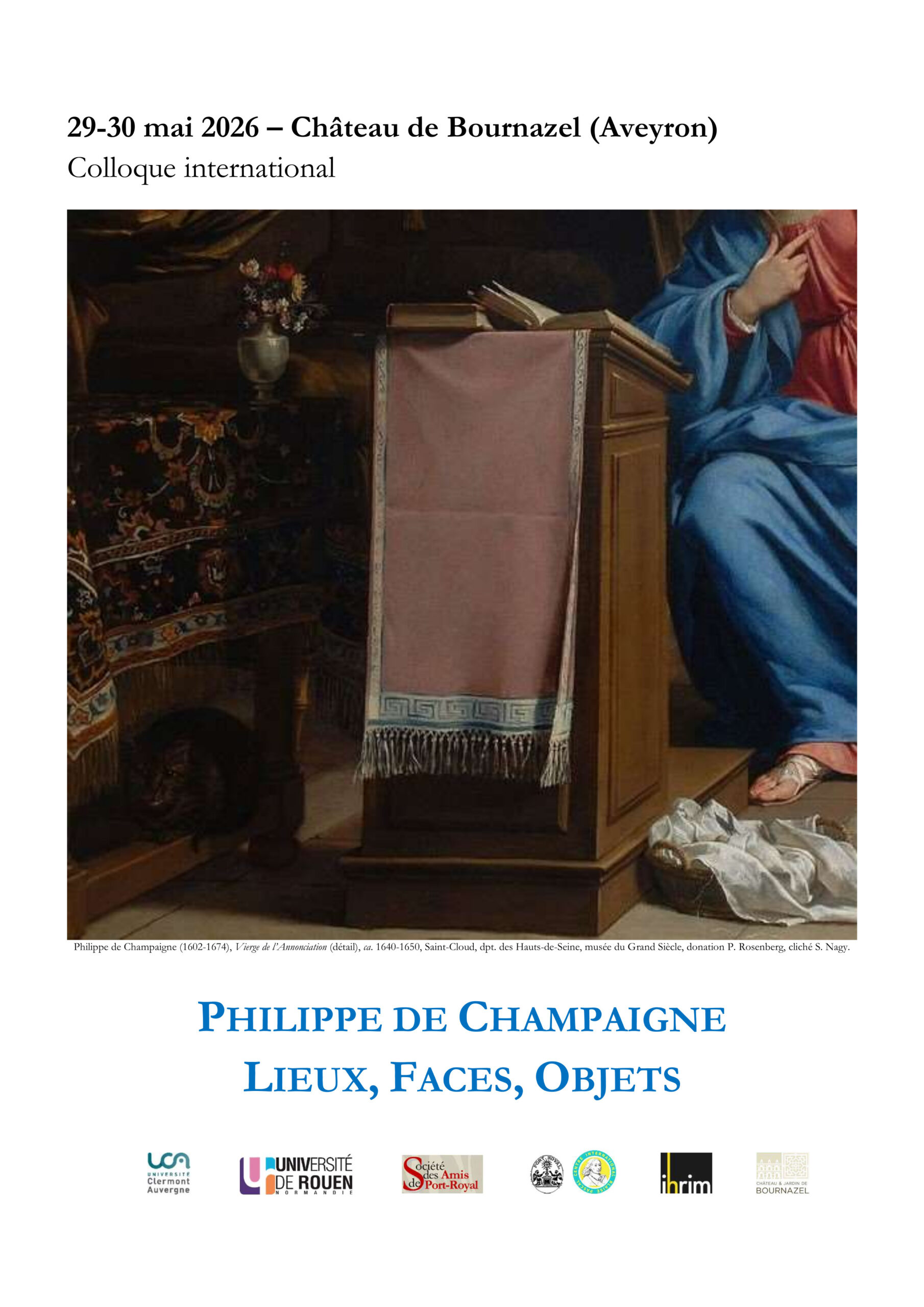 Philippe de Champaigne. Lieux, Faces, Objets