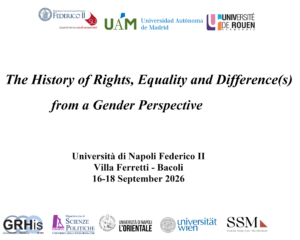 International Graduate Conference in Gender History : The History of Rights, Equality and Difference(s) from a Gender Perspective